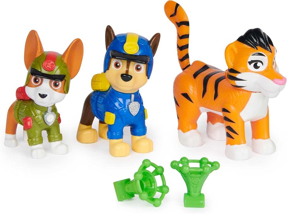 Комплект фигури кученца Paw Patrol Jungle Pups - 3 модела