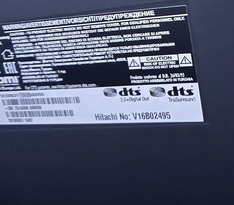 Телевизор Hitachi 40”