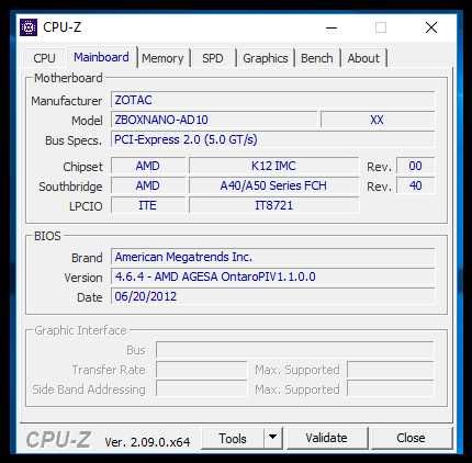 Мини компютър ZOTAC ZBOX AMD E-350 APU 8gb SSD