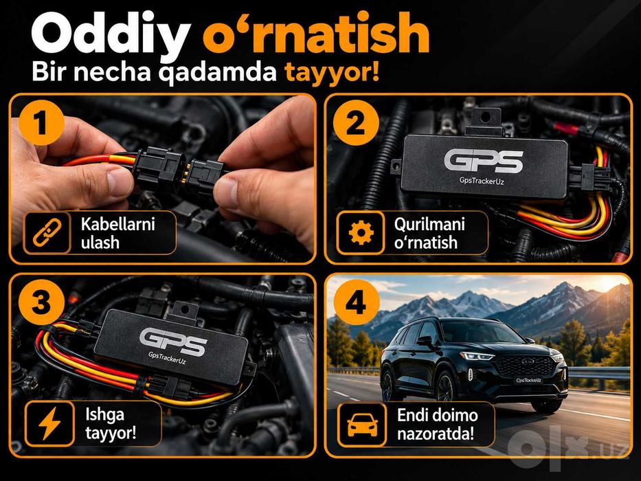 Gps-трекер GTU Start Pro 4G GT06 (mashinangizni nazorat qili)