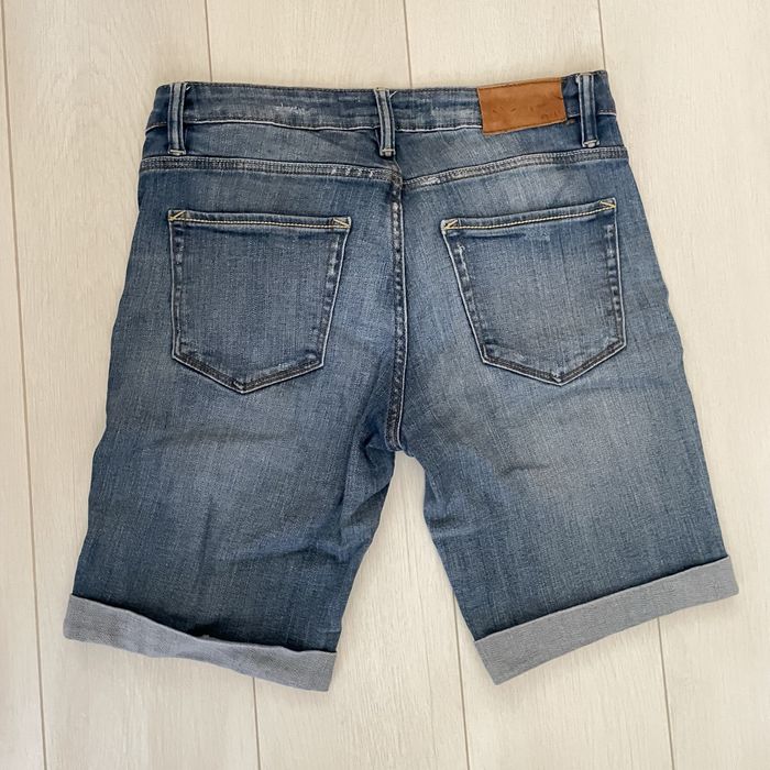 Дамски къси дънкови бермуди