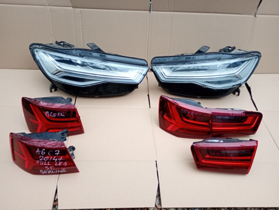 Bara fata stop far faruri bi-xenon full led matrix Audi A6 C7  2014+