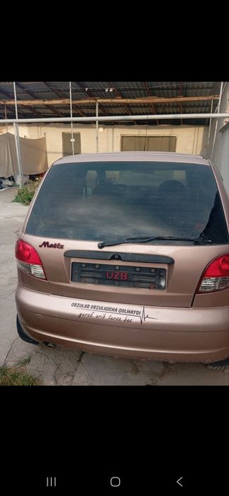 Matiz супер gaz metan