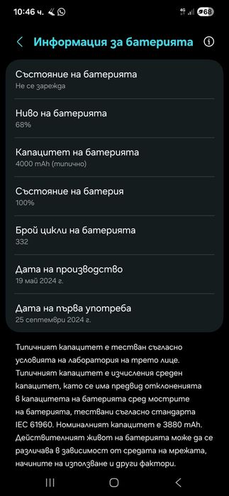 Samsung S24 2г. Гаранция!256GB