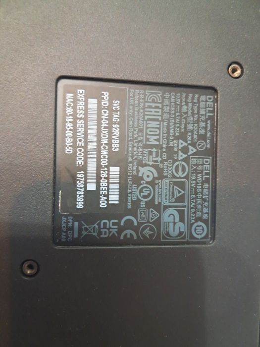 dell docking station