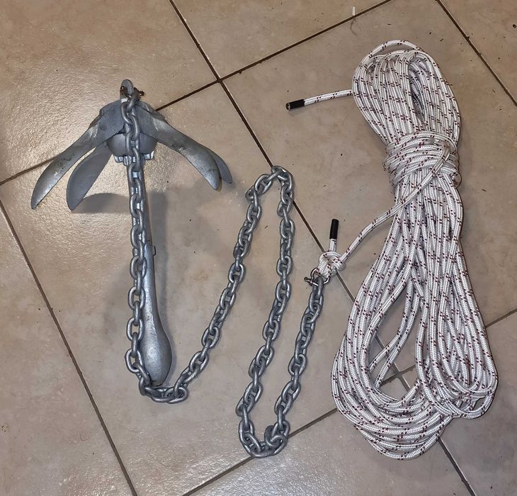 Сгъваема котва 2.5 кг (готов за употреба комплект)