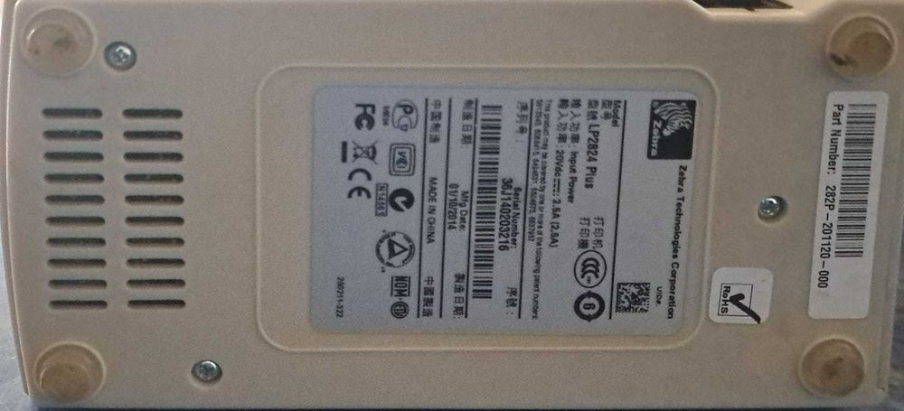 imprimanta etichete ZEBRA LP 2824 PLUS, FOARTE PUTIN FOLOSITA