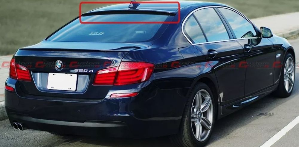 Eleron / Lip Spoiler Lunetă BMW Seria 5 F10 – Model ACS, Negru Lucios