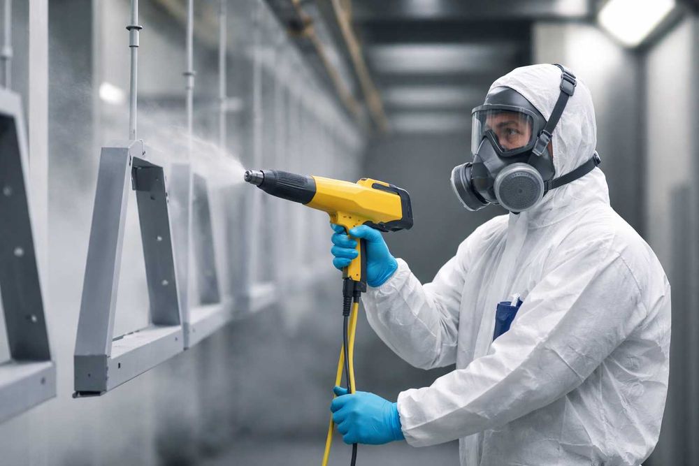 vopsitorie in camp electrostatic