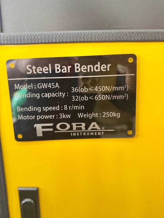 Станок для гибки арматуры FORA GW45A