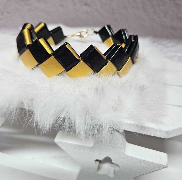 Handmade portofel+ cercei și brățară