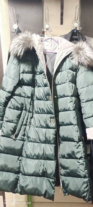 Пуховик зимний, теплый