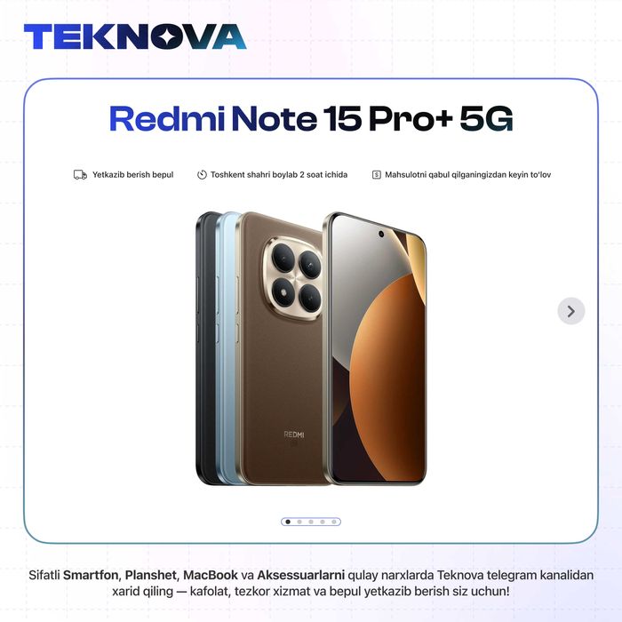 Redmi Note 15 Pro+ 5G / Бесплатная доставка!