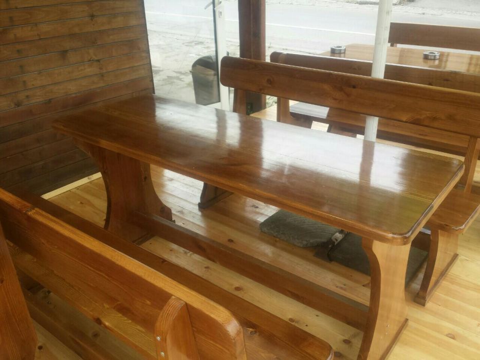 Маси с пейки баварски комплект