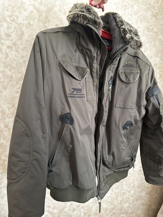 Мужская военная куртка xl