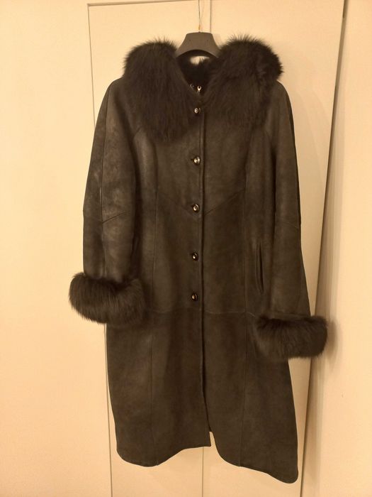 Cojoc de piele cu blana naturala, marime XXL