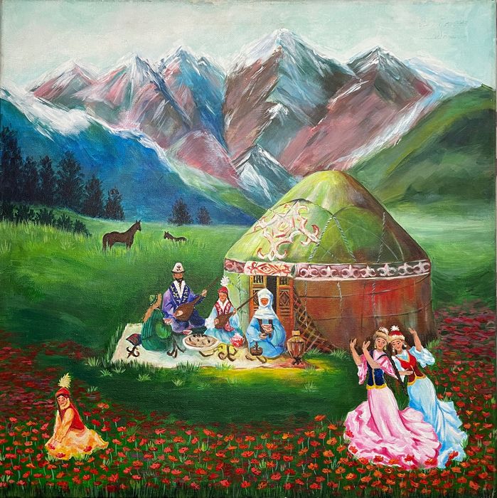 картина «природа Казахстана»