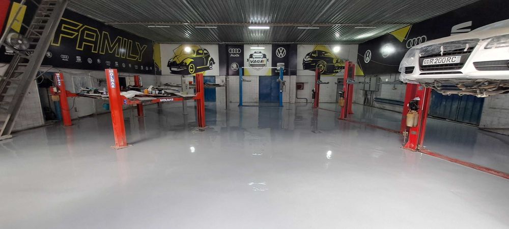 Полимерный наливной пол, Полиуретановые наливные полы, Эпоксидные полы