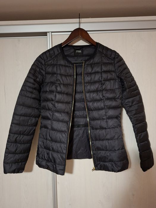 Дамско вталено яке с колан XXS-XS размер