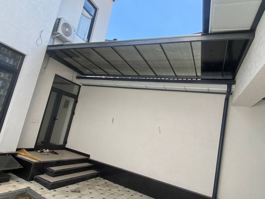 Навес метал хай тек