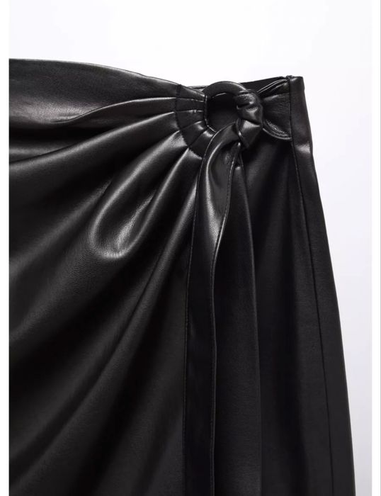 Кожаная юбка xxs-xs