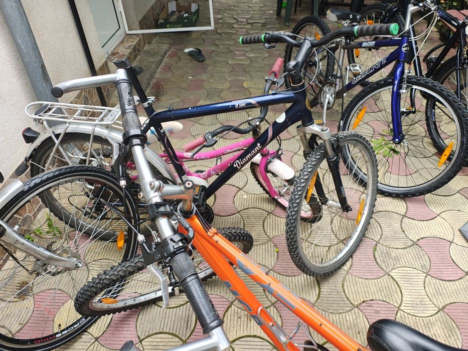 Biciclete de aluminiu la 250 lei buc și cu disc, și dinam în butuc