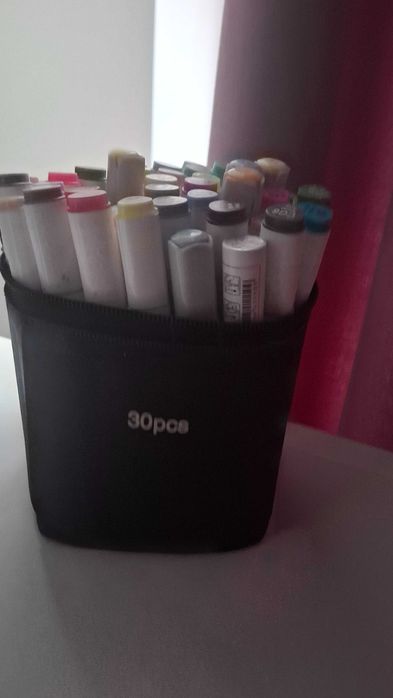 Набор фломастеров б/у