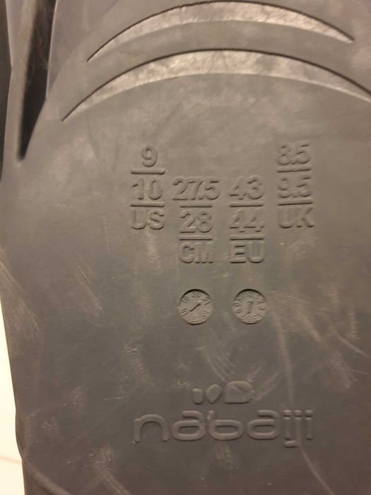 Kъси плавници за тренировки, размер 43-44