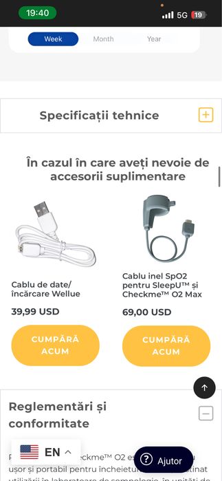 Pulsoximetru Viatom CheckMe O2