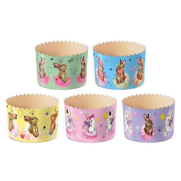 Бумажные формы для куличей на Пасху