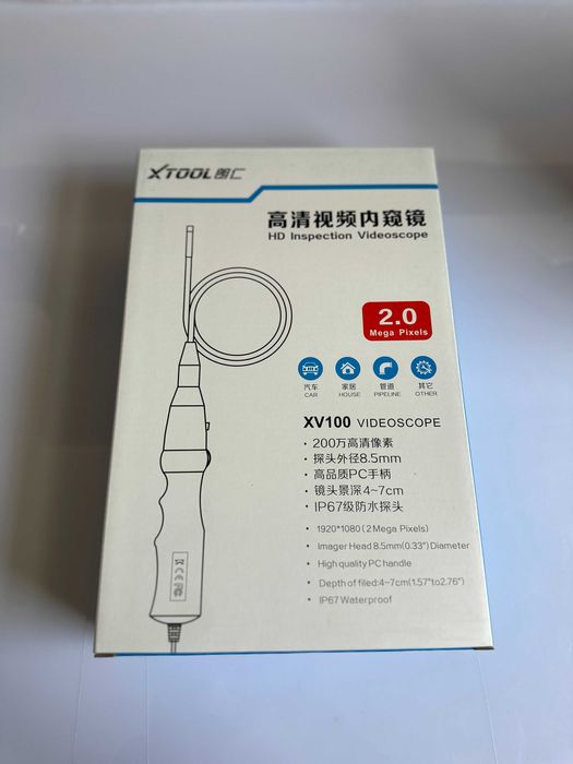 Мультимарочный сканер XTOOL XT80 + видеоэндоскоп в подарок