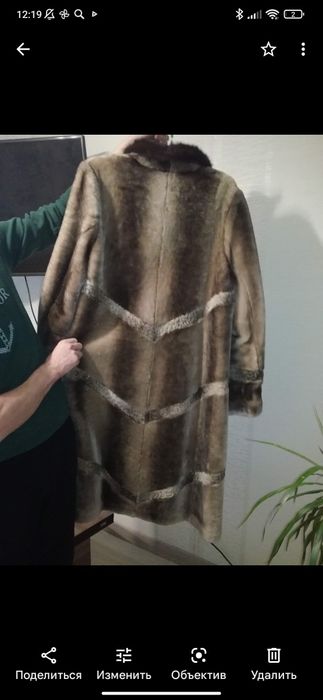 Шуба мутон 60 размер