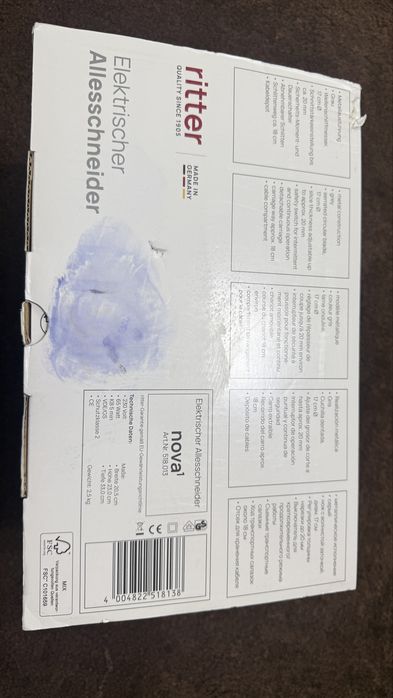Feliator electric Ritter Nova 1 – SIGILAT, Nou în cutie (Made in Germany)