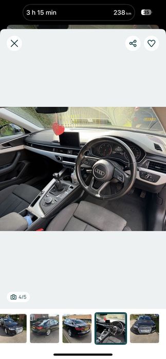 Bara fata audi a4 b9