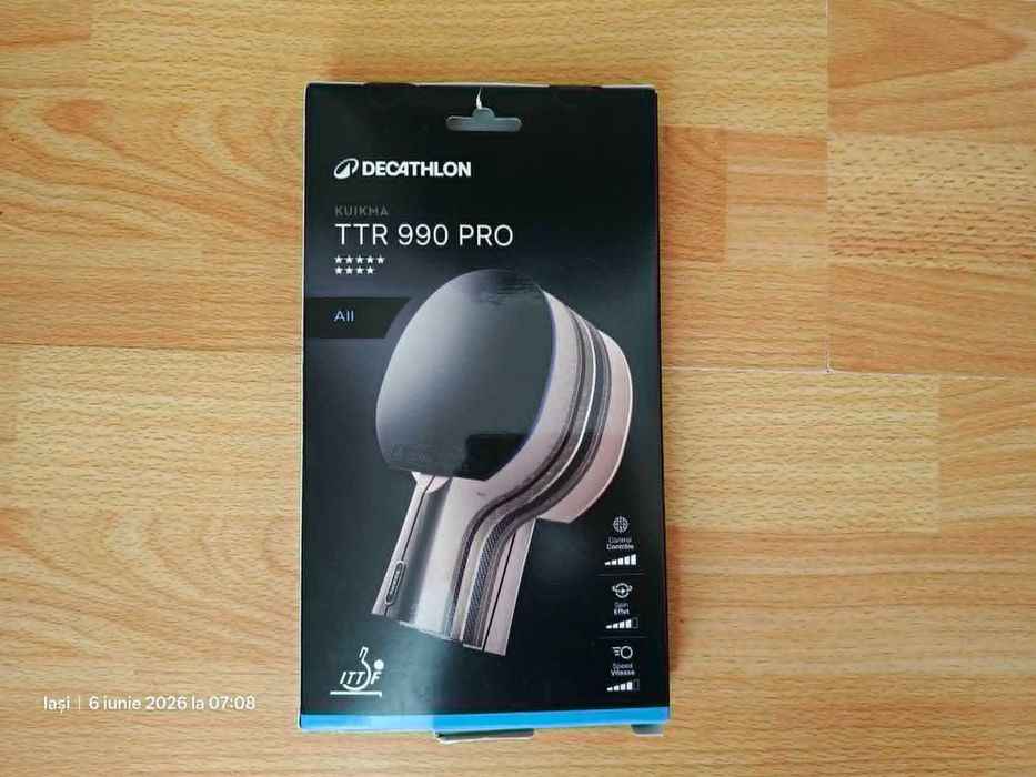 Paletă de tenis de masă Kuikma TTR 990 Pro spin 9,(Super Ofertă).