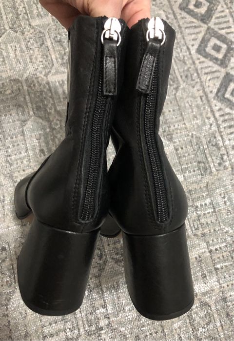 Botine Topshop, piele naturala, 36