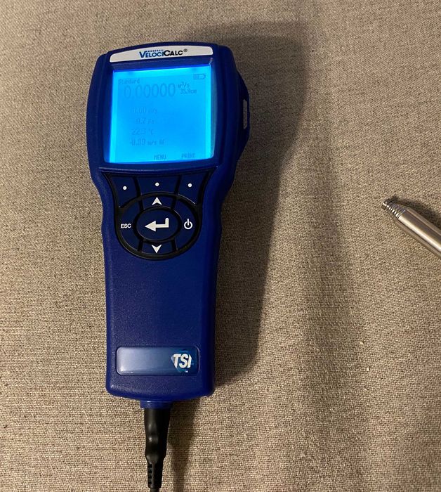 TSI VelociCalc 9565-P + sondă 964 – anemometru profesional HVAC