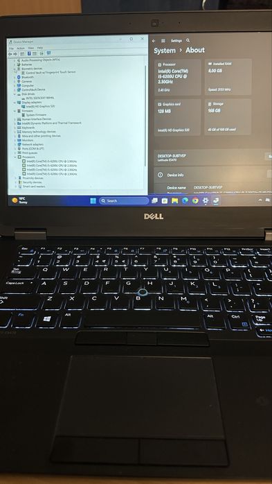 Vând urgent laptop functional  Dell-E5470