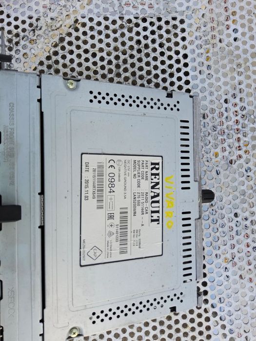 Navigație Renault Trafic 2014-2020 Captur display cod 281151144r Opel Vivaro Nissan nv300