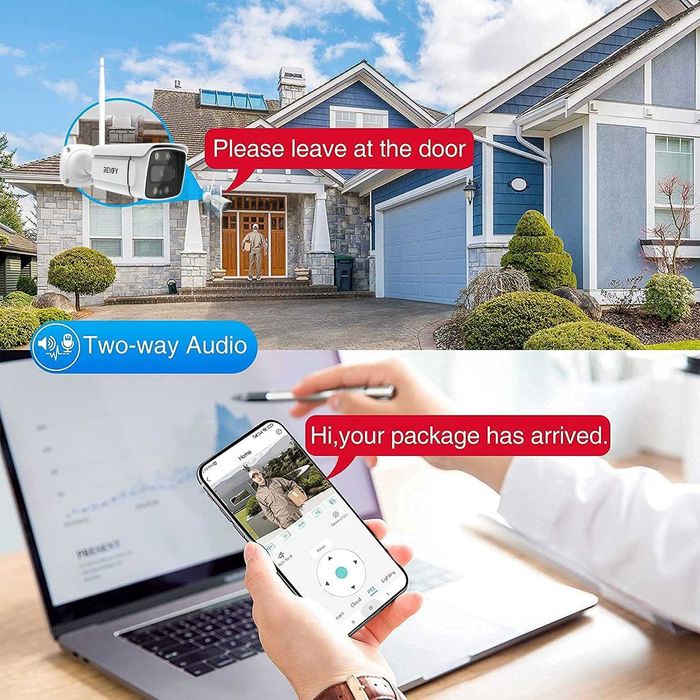 Чисто нова, проверена REIGY 3MP WIFI CCTV система за видеонаблюдение..