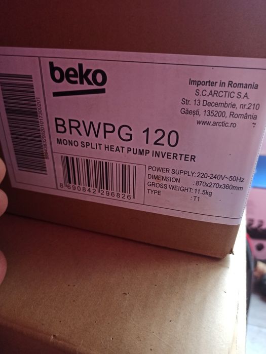 Aer condiționat Beko nou/sigilat 12000 btu