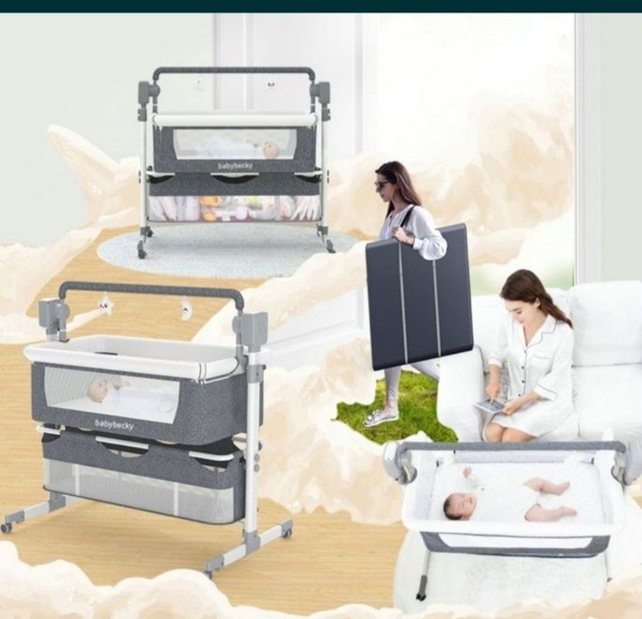 Даставка бесплатная. Детская электронная лулка прикроватная кроват