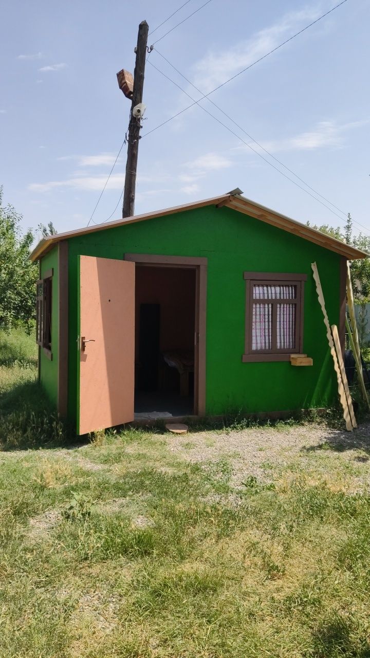 The green house. Зелёный Дом 4*2,5м продам мобильный домик, сторожка. -  Tayyor qurilmalar Toshkent на Olx