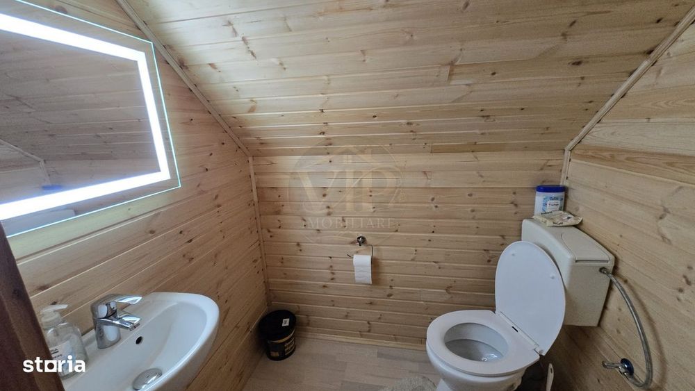 Casa de vacanta cu 3 camere,1500 mp teren,Intregalde