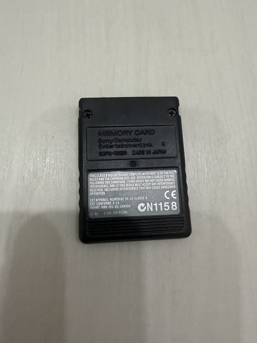Карта памяти на Playstation 2