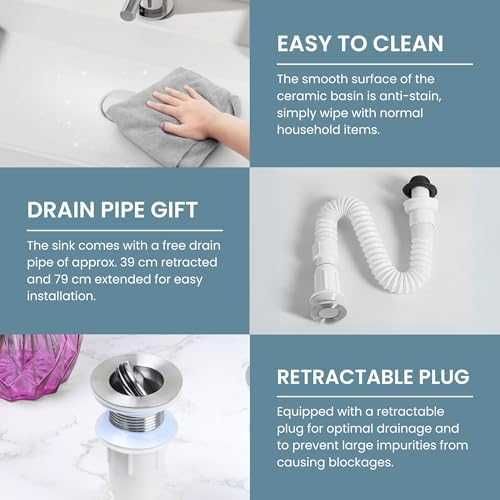 MAGIC SELECT керамична мивка тип купа 50×40 см