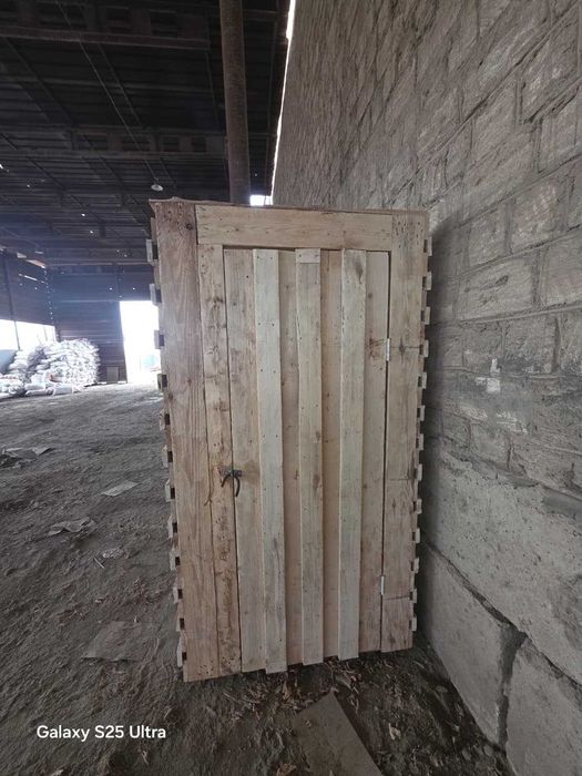 Туалет уличный деревянный