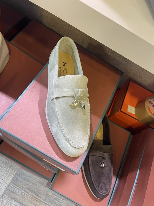 Mocasini Loaferi Loro Piana piele naturala