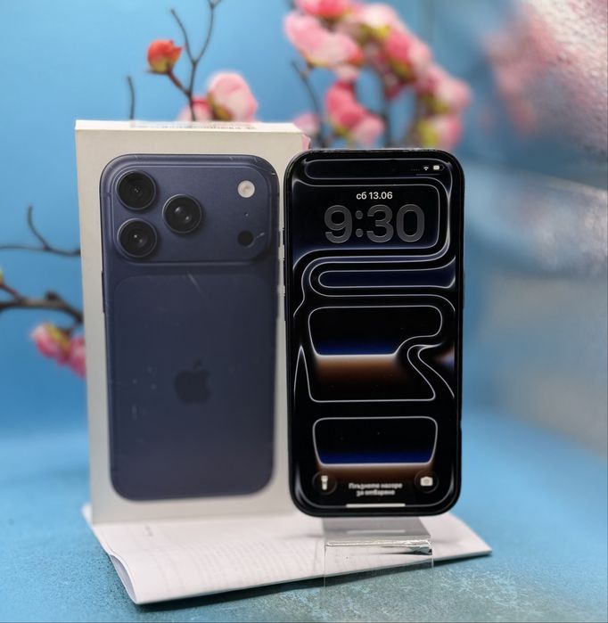 ГАРАНЦИОНЕН!!! Apple iPhone 17 Pro, 256GB, 5G, Deep Blue + аксесоари