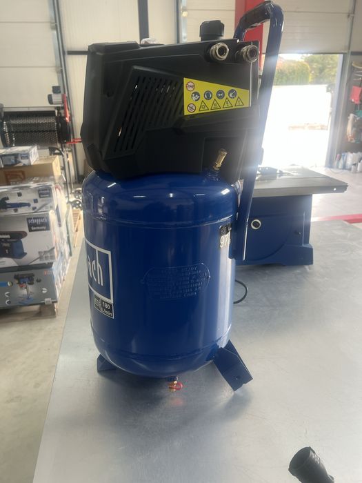 Компресор за въздух безмаслен 10 бара 24л -чисто нов Scheppach HC24V